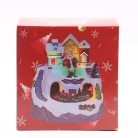 Фигура светодиодная &laquo;Дед Мороз&raquo; 13&times;12&times;15 см, муз, USB, AAx3 (не в комплекте), МУЛЬТИ