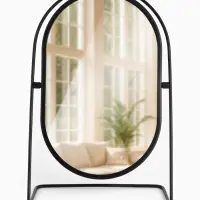Зеркало настольное &laquo;PREMIUM MIRROR&raquo;, зеркальная поверхность 17.5&times;26.5 см, цвет чёрный