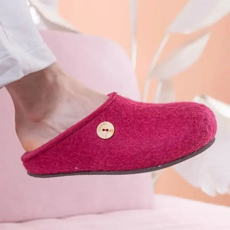 Домашние валенки Step, розовые (вереск), размер 35 Домашние валенки Step, розовые (вереск), размер 35