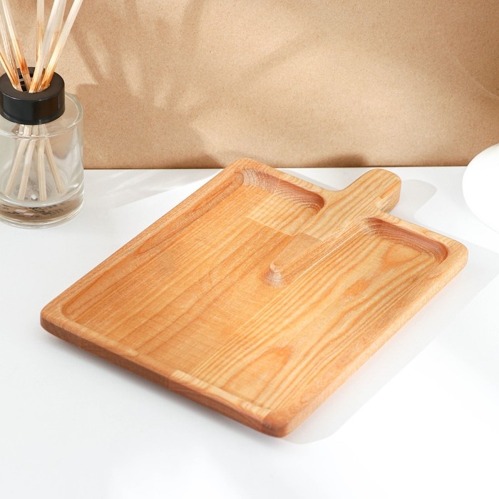 Доска - блюдо для подачи сервировочная Adelica «Лопата», 25×16,7×1,8 см, пропитано минеральным маслом, берёза Доска - блюдо для подачи сервировочная Adelica «Лопата», 25×16,7×1,8 см, пропитано минеральным маслом, берёза