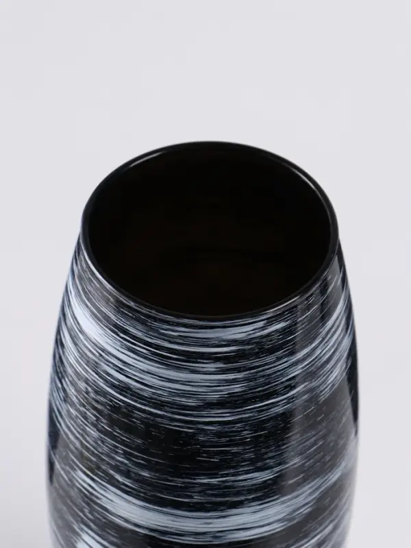 Ваза «Прованс», h=26 см, стекло, чёрная