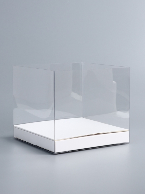 Коробка под бенто-торт с ленточками, 21 х 21 х 18 см Коробка под бенто-торт с ленточками, 21 х 21 х 18 см