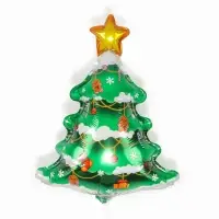 Воздушные шары фольгированные 17" «Новогодняя елочка», 5 шт., для палочек Воздушные шары фольгированные 17" «Новогодняя елочка», 5 шт., для палочек