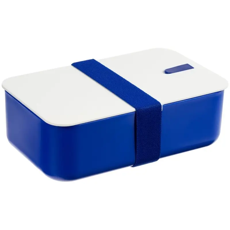 Ланчбокс Lunch Hour, белый с синим Ланчбокс Lunch Hour, белый с синим