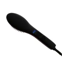 Расческа Luazon LR-02, электрическая, 50 Вт, 220 В, дисплей, регулировка температуры, розовая