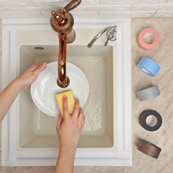 Бордюрная лента  Бордюрная лента "Мой выбор" для ванны и раковины, черная, 22 мм х 3,2 м