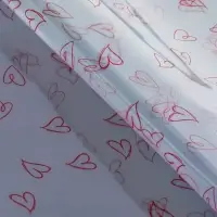 Пленка листах глянцевая 58×58 см, красный 50 микрон