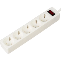 Сетевой фильтр BigTech STD-510-3-W (5р/3м/10А/2,2кВт/1мм2/белый)