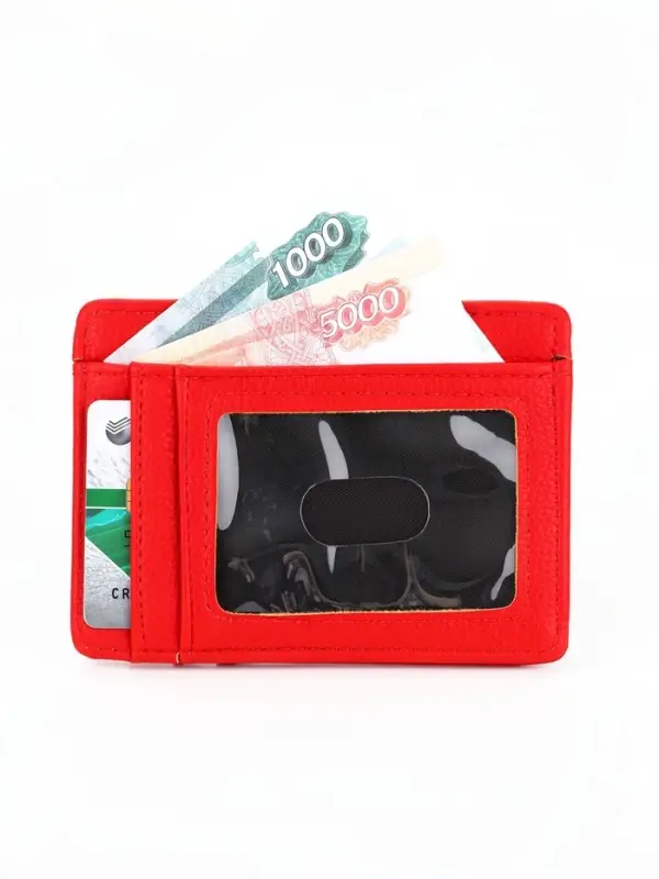 Картхолдер 11.5&times;0.5&times;8.5 см, красный