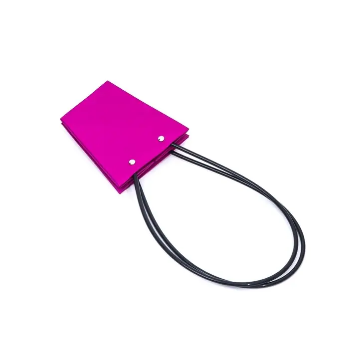 Сумка для цветов фуксия влагостойкая, 12&times;12 - 8&times;8 - 12.5 см