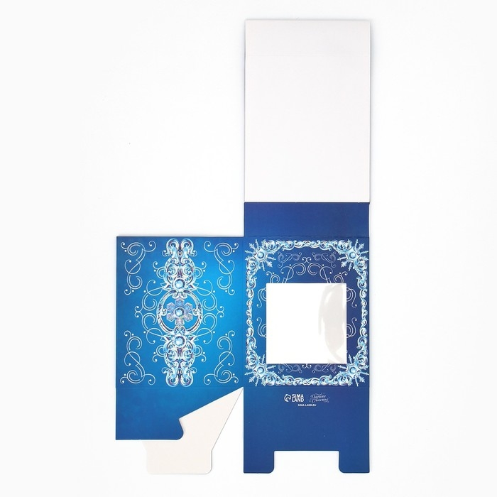 Подарочная коробкановогодняя складная с 3D эффектом «Сказка», 11 х 11 х 13 см, Новый год Подарочная коробкановогодняя складная с 3D эффектом «Сказка», 11 х 11 х 13 см, Новый год