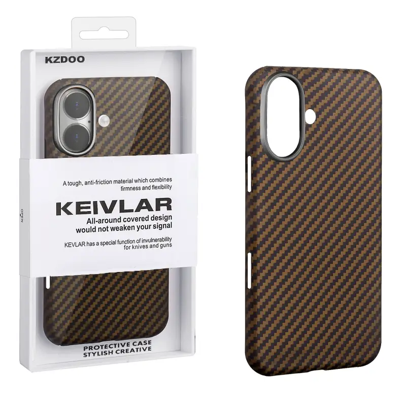 Чехол iPh 16 Kevlar Brown K-DOO Чехол iPh 16 Kevlar Brown K-DOO