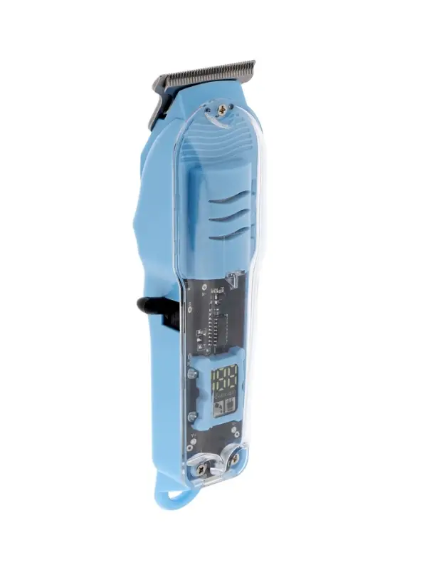 Машинка для стрижки LTRI-14, 4 насадки, 1,5/2/3/4 мм, USB, голубая