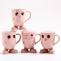 Кружка детская с крышкой Крошка Я, 270 мл., цвет и рисунок МИКС