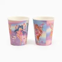 Посуда одноразовая бумажная на 10 персон: стаканы, тарелки, скатерть, ВИНКС