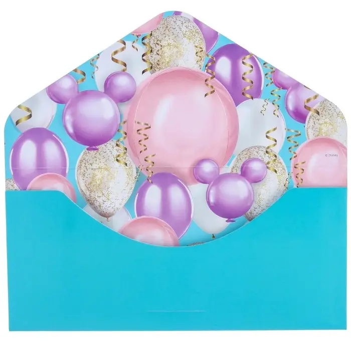 Конверт для денег, софт тач, 19 х 9 см «С днём Рождения», Микки Маус Конверт для денег, софт тач, 19 х 9 см «С днём Рождения», Микки Маус