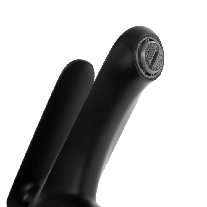 Смеситель для раковины ZEIN Z2077F, картридж 35 мм, латунь, черный Смеситель для раковины ZEIN Z2077F, картридж 35 мм, латунь, черный