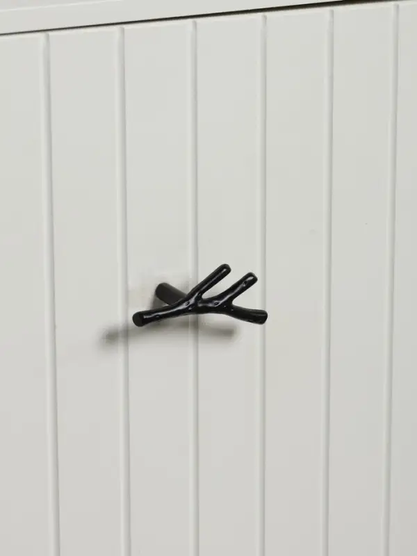 Ручка-кнопка CAPPIO &laquo;Ветка&raquo;, цвет черный