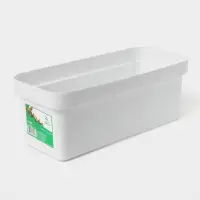 Ящик балконный для цветов &laquo;Эко&raquo;, 8 л, 40&times;17&times;16 см, пластиковый, цвет светлый гранит