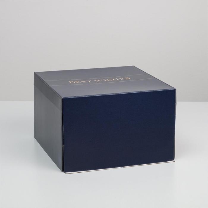 Коробка кондитерская, упаковка, Best Wishes 30 х 30 х 19 см Коробка кондитерская, упаковка, Best Wishes 30 х 30 х 19 см