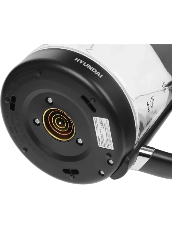 Чайник HYK-G5506 черный-серебристый, 1.7л, мощность 2200Вт