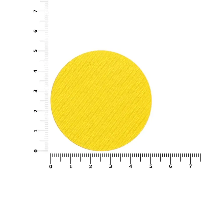 Наклейка тканевая Lunga Round, M, желтая Наклейка тканевая Lunga Round, M, желтая