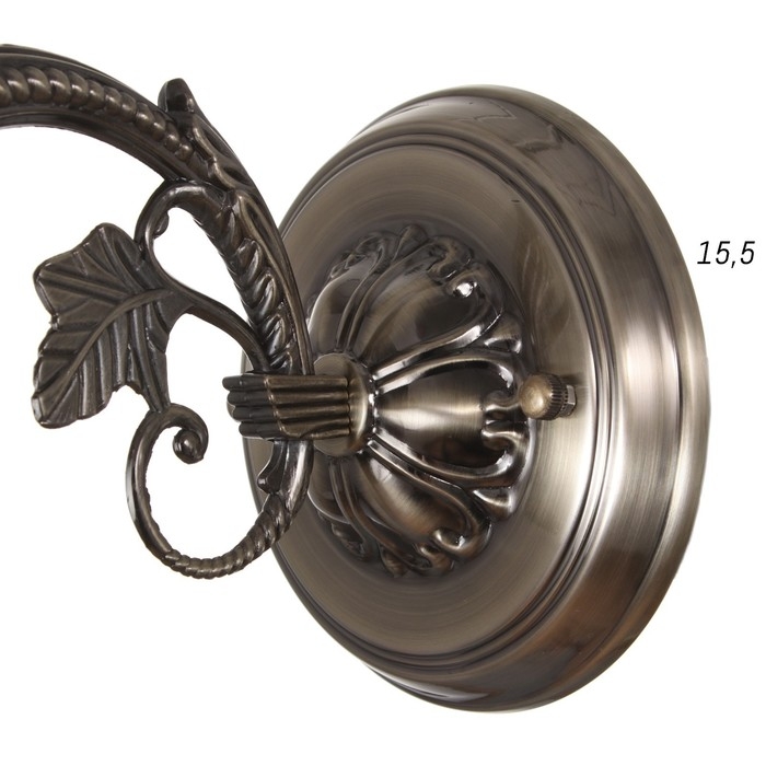 Бра ЭкономСвет 13060/1wAB WT, 1х40Вт, E27, 15х15х32 см, цвет бронза Бра ЭкономСвет 13060/1wAB WT, 1х40Вт, E27, 15х15х32 см, цвет бронза