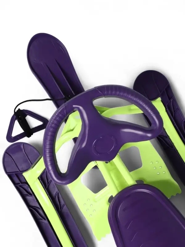 Снегокат, лимонный, фиолетовый, ТСП/ЛФ Nika Kids