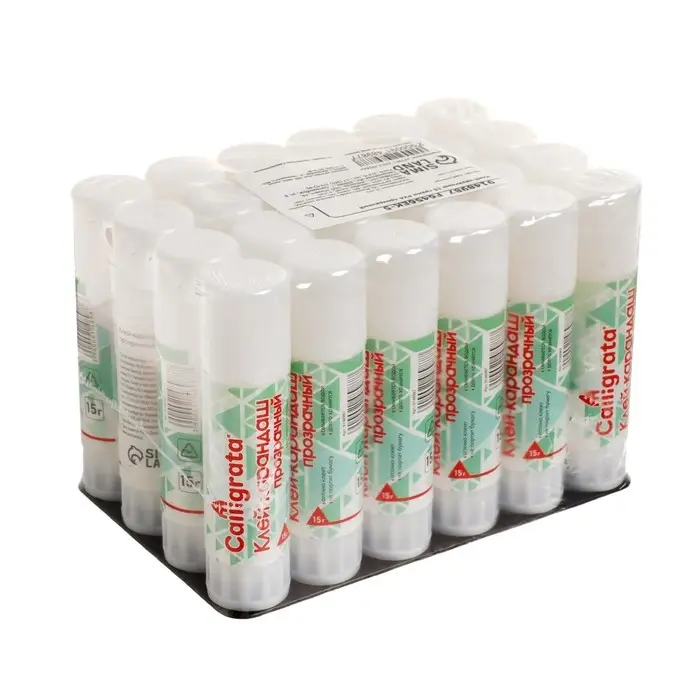 Клей-карандаш 15 грамм PVA, прозрачный, усиленная формула Клей-карандаш 15 грамм PVA, прозрачный, усиленная формула