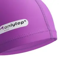 Шапочка для плавания детская ONLYTOP SWIM, тканевая, обхват 46-52 см, цвет фиолетовый Шапочка для плавания детская ONLYTOP SWIM, тканевая, обхват 46-52 см, цвет фиолетовый
