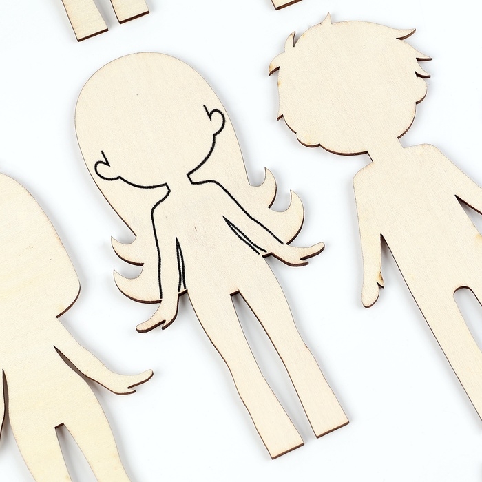 Роспись по дереву  Роспись по дереву "Творческие человечки"