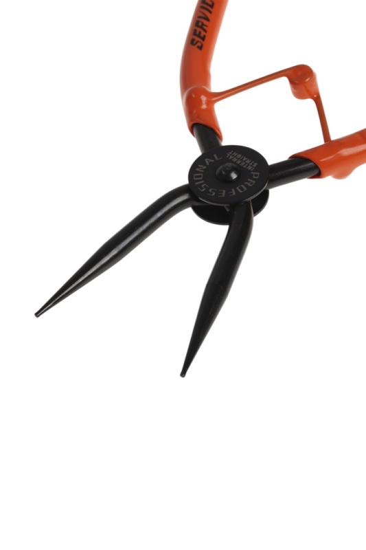 Съемник внутренних стопорных колец ТУНДРА, удлиненные прямые губки на сжим, 190 мм Съемник внутренних стопорных колец ТУНДРА, удлиненные прямые губки на сжим, 190 мм