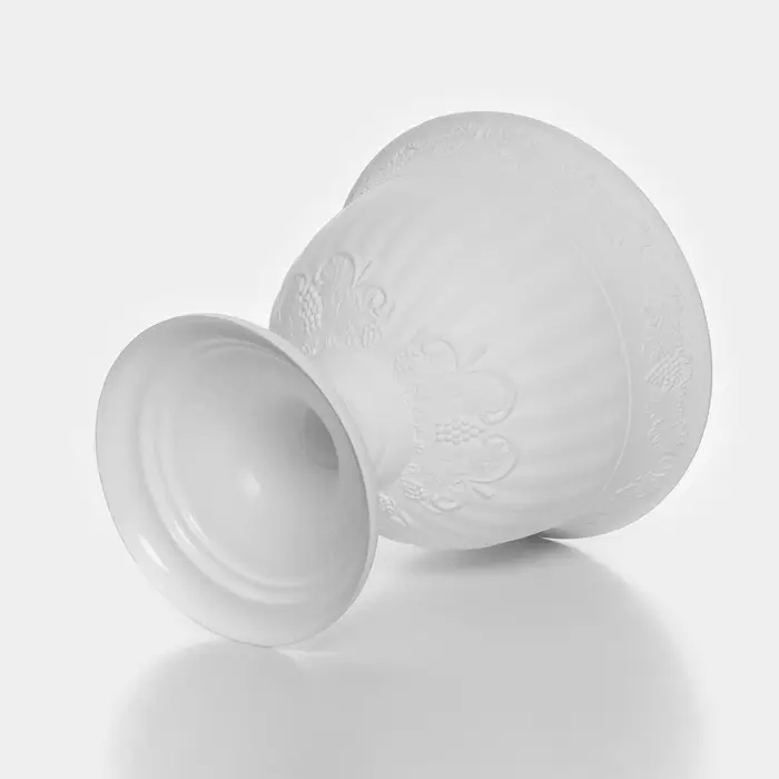 Вазон для цветов &laquo;Ангара&raquo;, 3 л, d=22 см, h=17 см белый