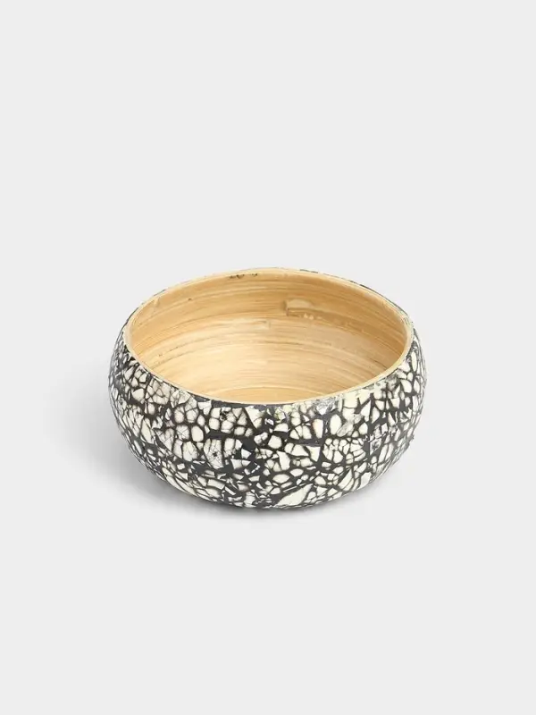 Ваза для фруктов, 15&times;15&times;6 см, бамбук