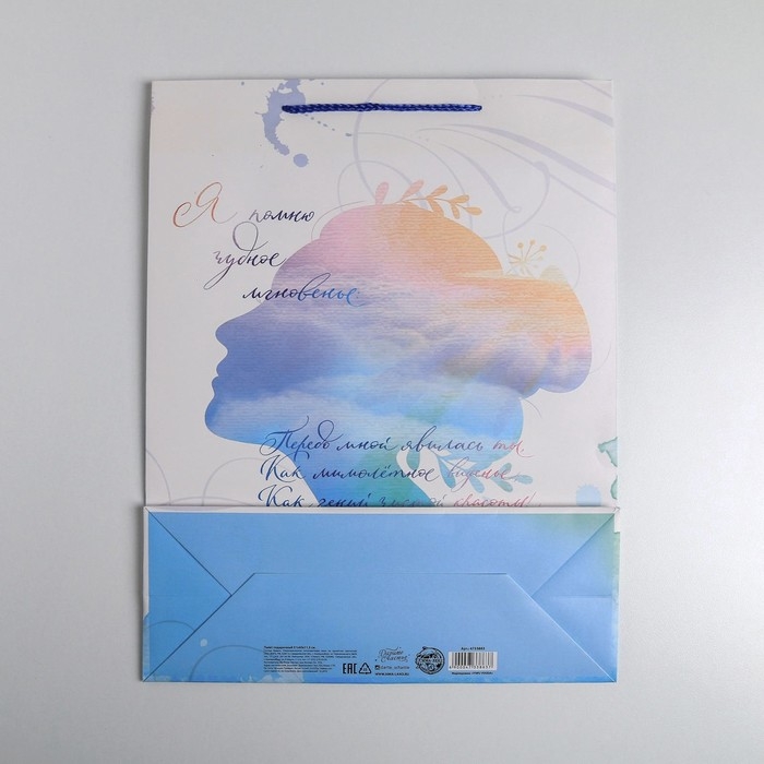 Пакет подарочный ламинированный вертикальный, упаковка, «Чудное мгновенье», L 31 х 40 х 11,5 см