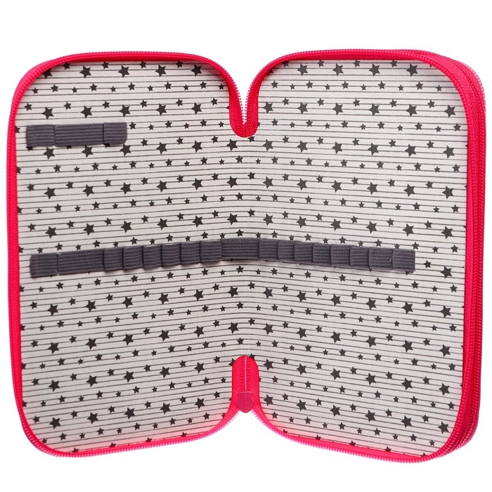 Пенал каркасный с эффектом металлик, 2 секции, 125х205х40 мм, ламинированный картон, Минни Маус и единорог Пенал каркасный с эффектом металлик, 2 секции, 125х205х40 мм, ламинированный картон, Минни Маус и единорог