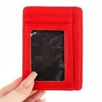 Картхолдер 11.5&times;0.5&times;8.5 см, красный