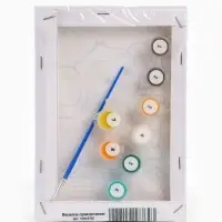 Картина по номерам с подрамником &laquo;Чебурашка на самокате&raquo;, 21&times;15 см