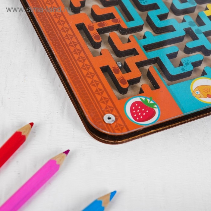 Лабиринт маленький «Зверушки и их любимое лакомство» Лабиринт маленький «Зверушки и их любимое лакомство»