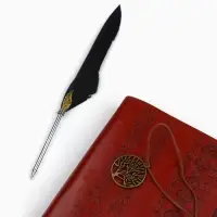 Родословная книга &laquo;Наш род&raquo;, с пером, 56 листов, коричневый, 35&times;25 см