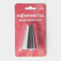 Насадка кондитерская KONFINETTA &laquo;Круг&raquo;, d=2.8 см, выход 1.2 см, высота 3.9 см, нержавеющая сталь