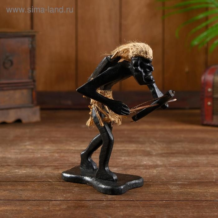 Сувенир из дерева «Абориген охотник», 17×7.5×9 см Сувенир из дерева «Абориген охотник», 17×7.5×9 см