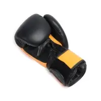 Боксёрские перчатки FIGHT EMPIRE, URBAN, чёрно-оранжевые, размер 16 oz