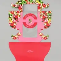 Коробка под бенто - торт с окном &laquo;С 8 марта!&raquo;, 14&times;14&times;8 см