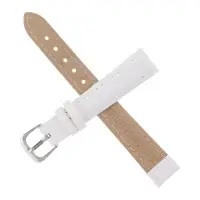 Ремешок для часов &laquo;Соломон&raquo;, 14 мм, натуральная кожа, длина 18 см, белый
