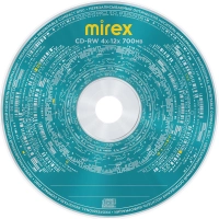 Носители информации CD-RW Mirex 700Mb 4x-12x в конверте 1/150 (UL121002A8C)