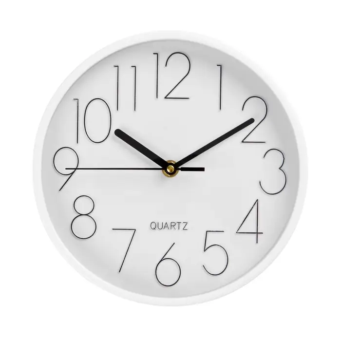Часы настенные интерьерные &laquo;Элегант&raquo;, дискретный ход, d=22.5 см, белые