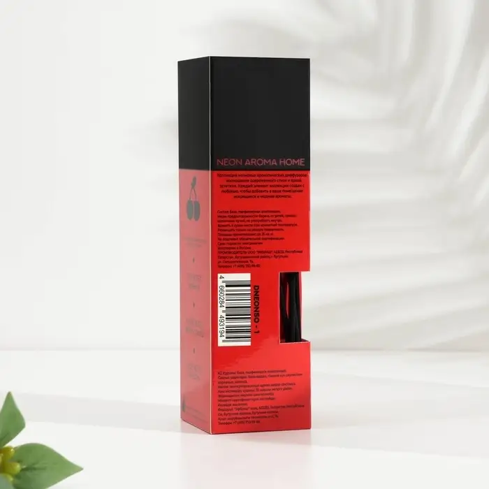 Диффузор ароматический NEON AROMA HOME Диффузор ароматический NEON AROMA HOME "CHERRY", 50 мл