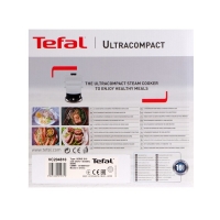 Пароварка Tefal VC204810, электрическая, 800 Вт, 3 яруса, чёрная