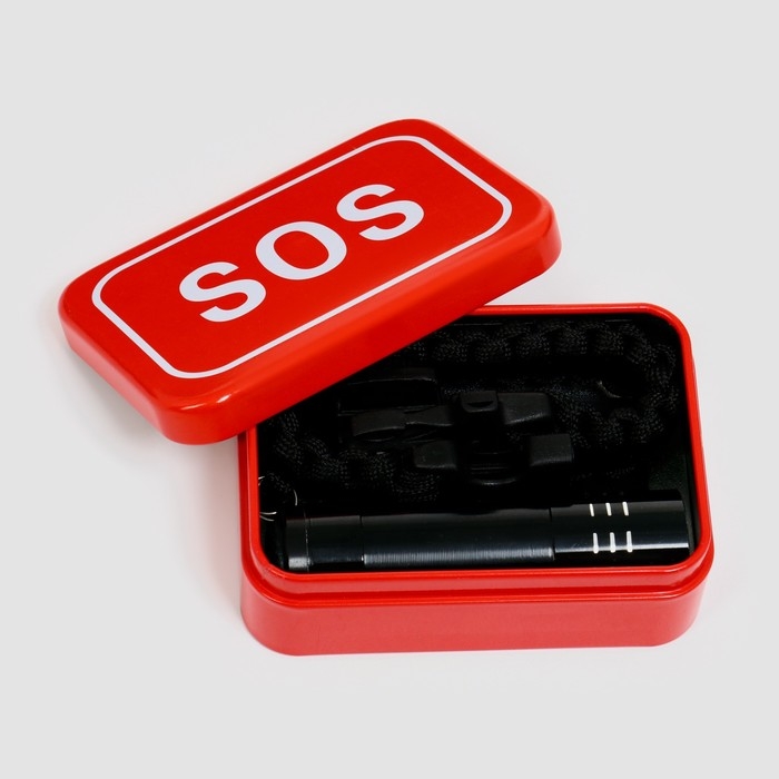 Набор для выживания 4в1 (фонарь, карта для выживания, паракорд, компас) Набор для выживания 4в1 (фонарь, карта для выживания, паракорд, компас)